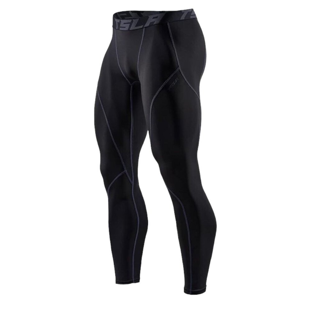 NWT TSLA M Hyper-Dri Winter Compression Pants Dry Athletic Running Leggings